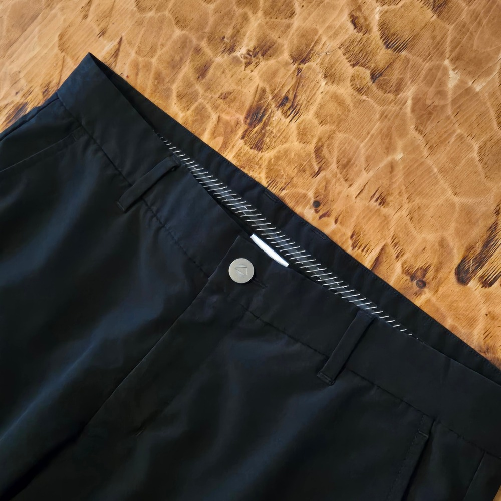 Primo Golf Joggers Mens Black Performance Tapered Ankle Zip Pants - Picture 4 of 6